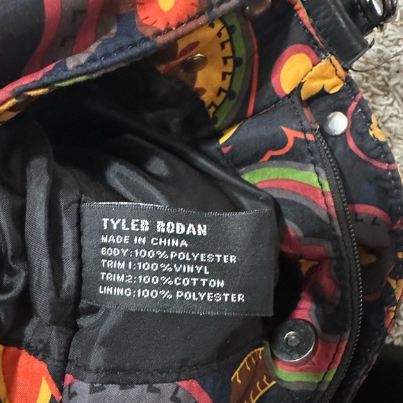 Vintage Tyler Rodan Multicolor Paisley Crossbody Bag - Picture 8 of 16